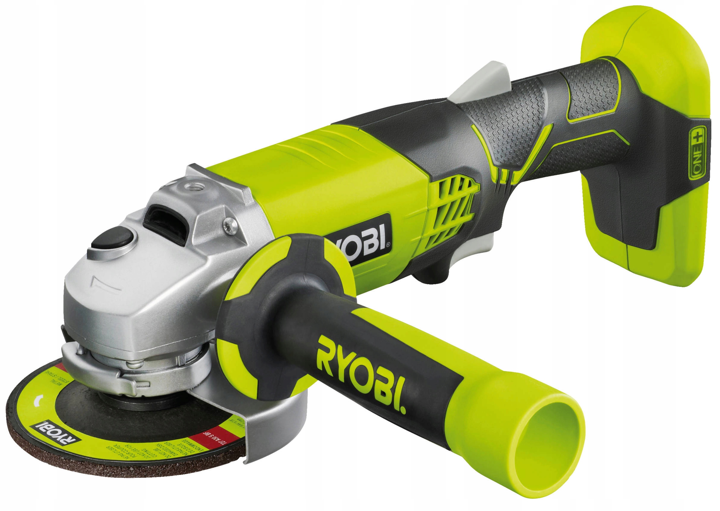 RYOBI SZLIFIERKA KĄTOWA AKUMULATOROWA BEZNARZĘDZIOWA REGULACJA R18AG-0 115M