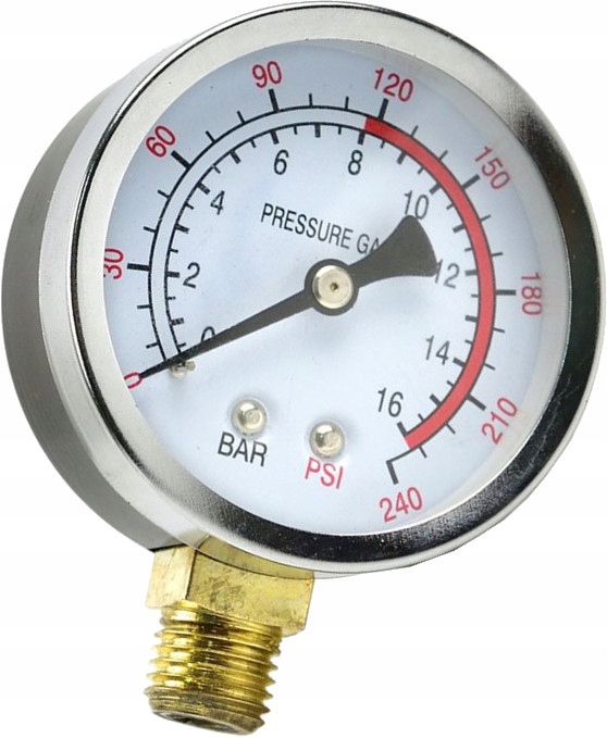 GEKO MANOMETR REGULATORA CG80302-61_65 KOMPRESORA 14MMX1,5MM 100L G80302