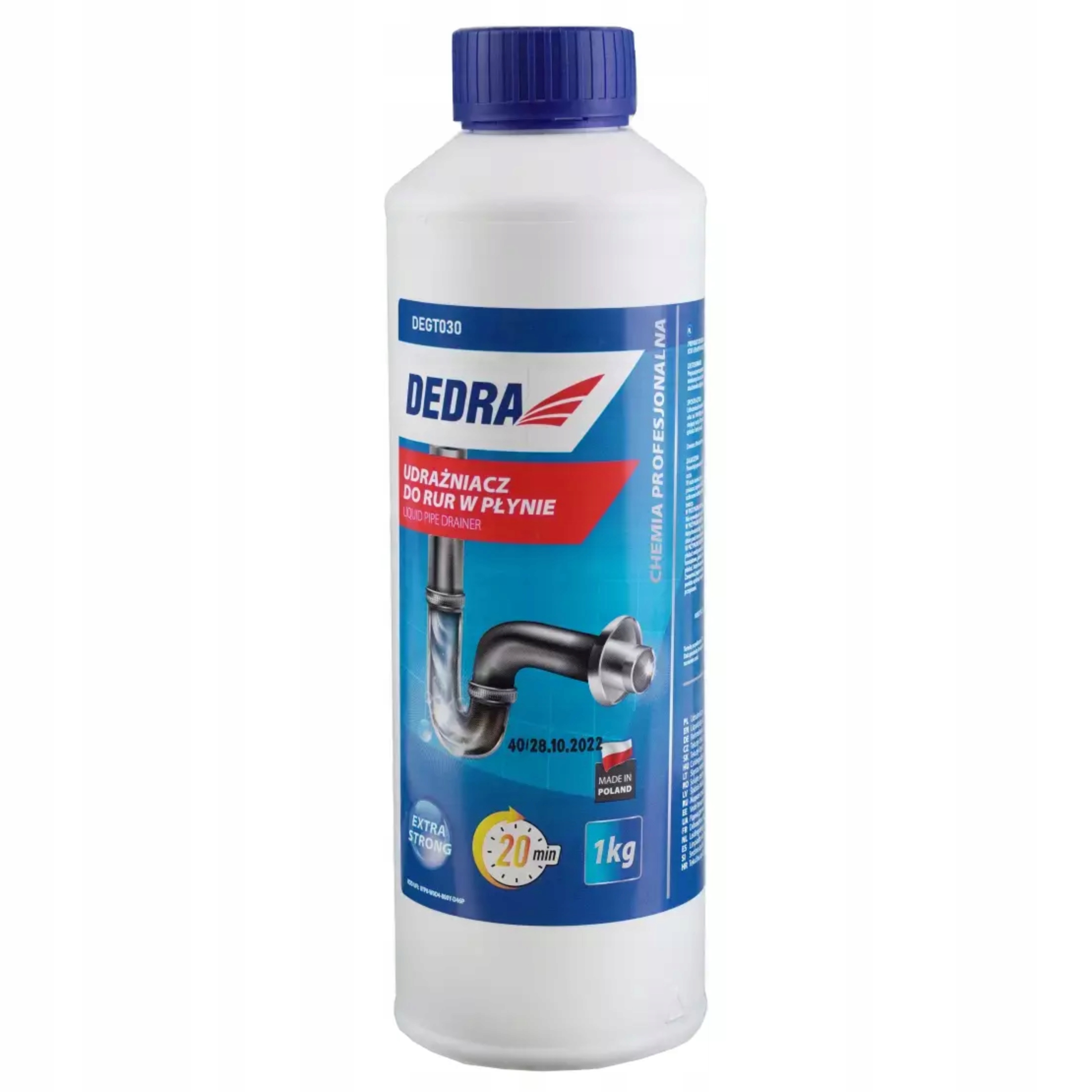 UDRAŻNIACZ DO RUR W PŁYNIE DEDRA DEGT030 1L
