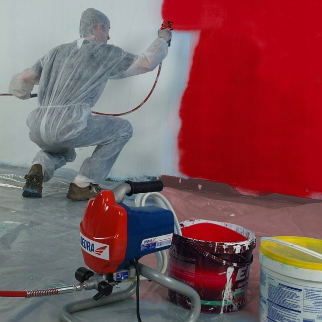 AGREGAT MALARSKI HYDRODYNAMICZNY DEDRA + PRZEDŁUŻKA 50CM 2 DYSZE KOMBINEZON