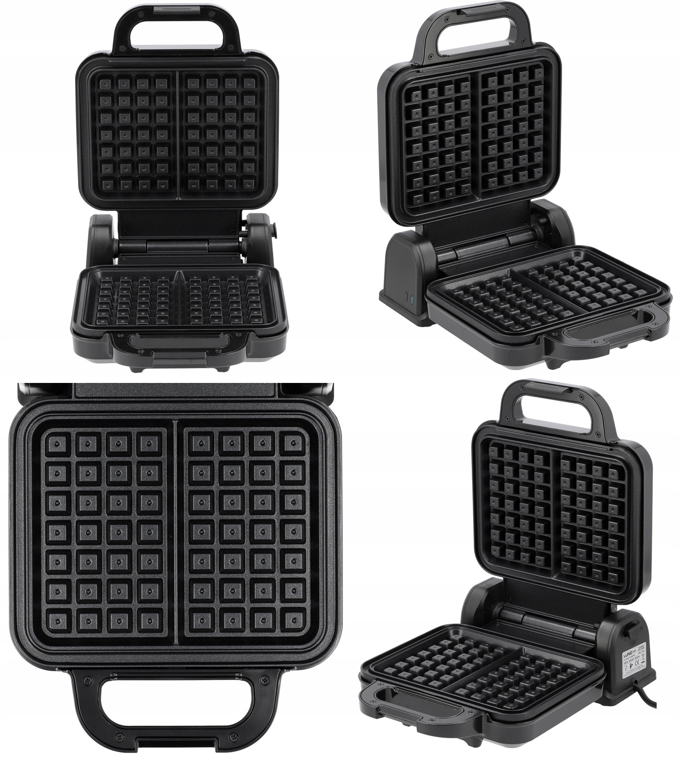 LUND GOFROWNICA 1200W 2 DUŻE GOFRY MOCNA LUND Z REGULACJĄ TEMPERATURY 68016