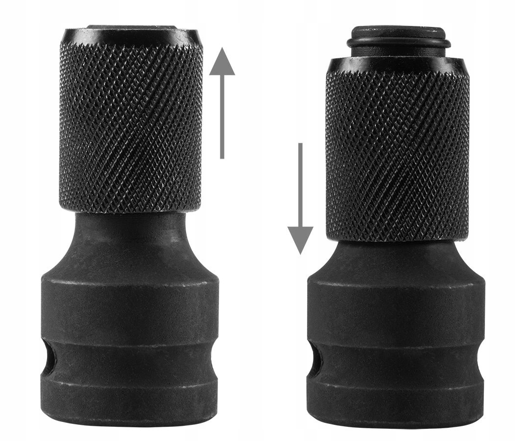 GRAPHITE ADAPTER UDAROWY Z 1/2" KWADRAT NA 1/4" HEX DŁUGOŚĆ 50 MM 56H557