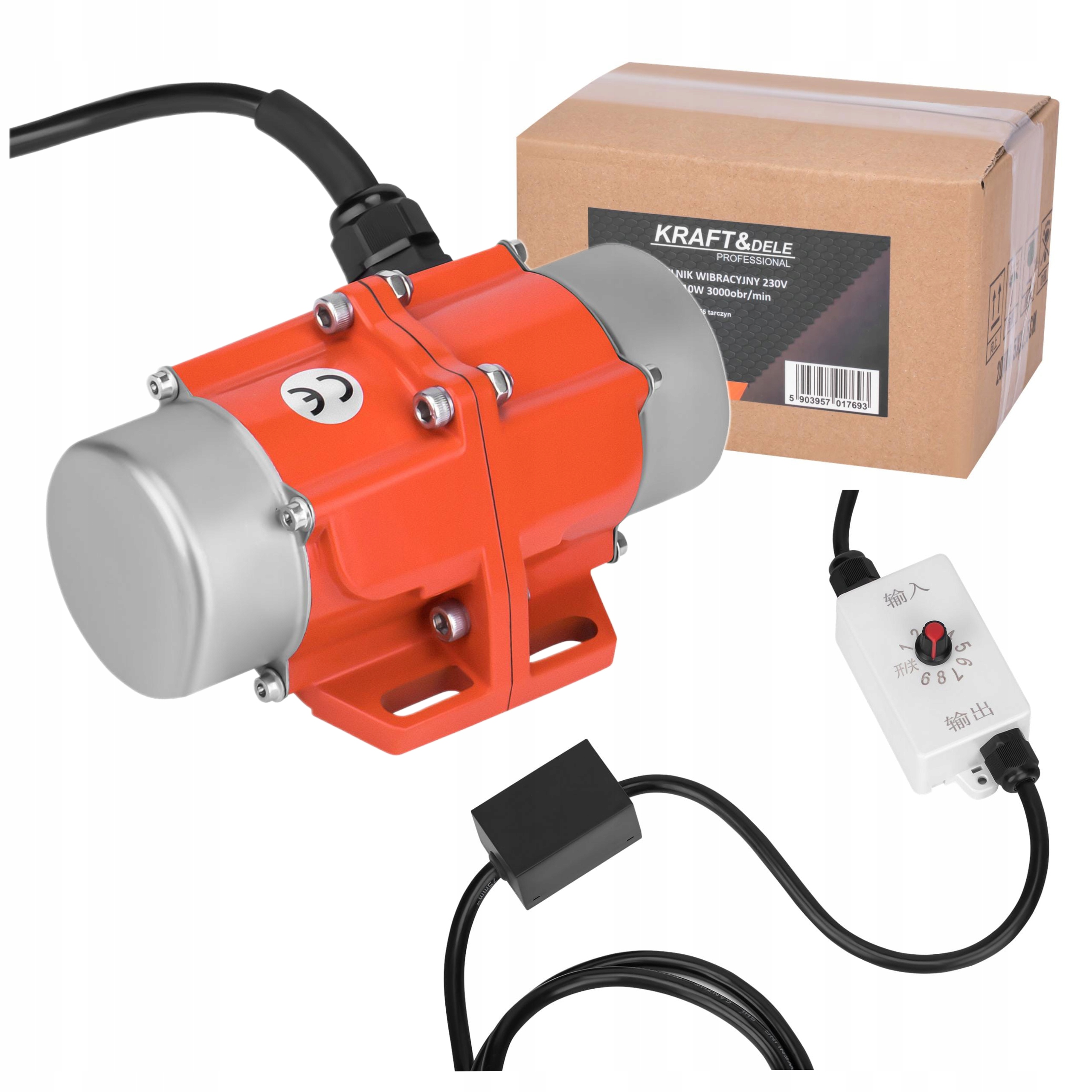 KRAFT&DELE SILNIK WIBRACYJNY 1 FAZOWY 110W 3000 OBROTÓW 230V KD1794