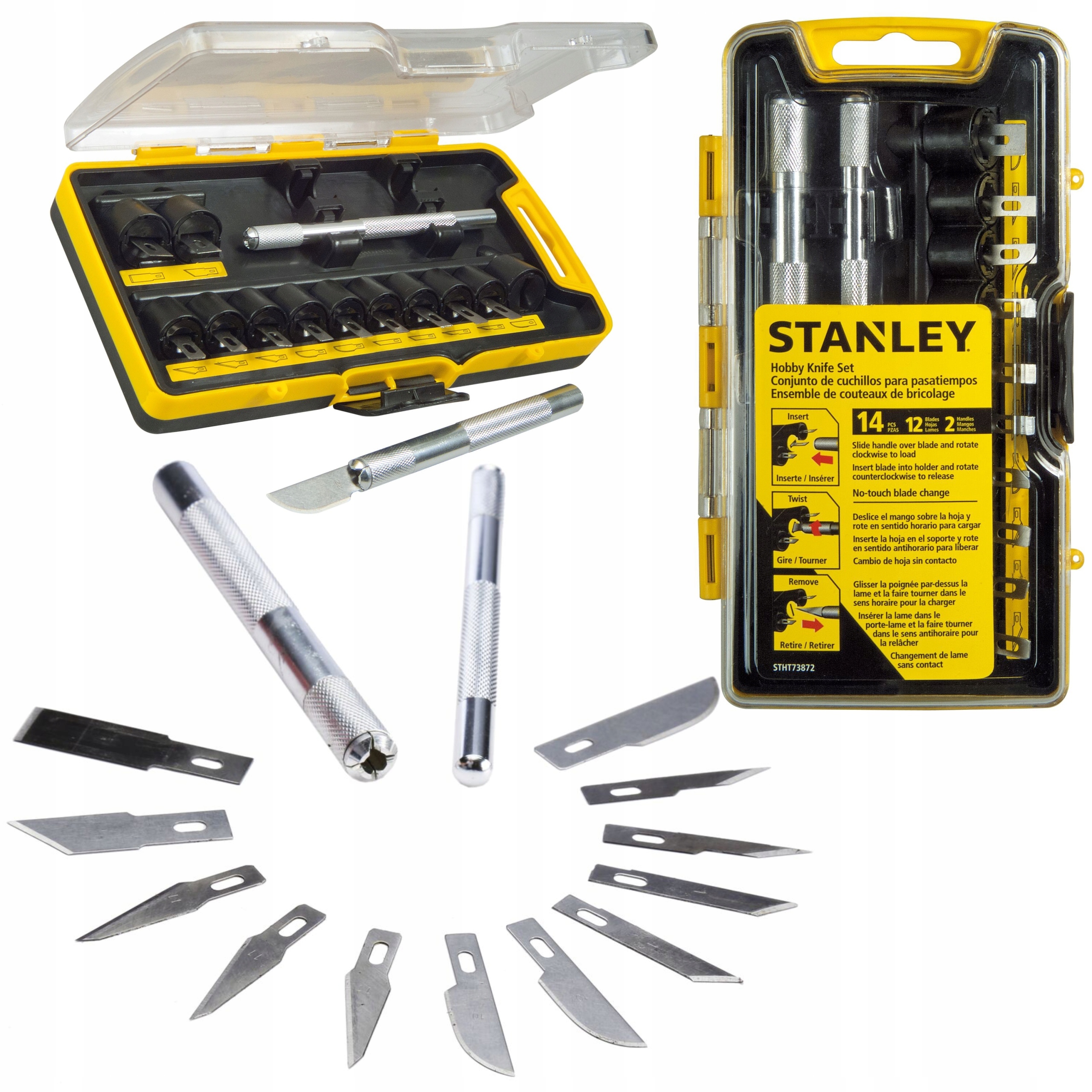 STANLEY ZESTAW PRECYZYJNYCH SKALPELI MODELARSKIE NOŻE FATMAX STHT0-73872