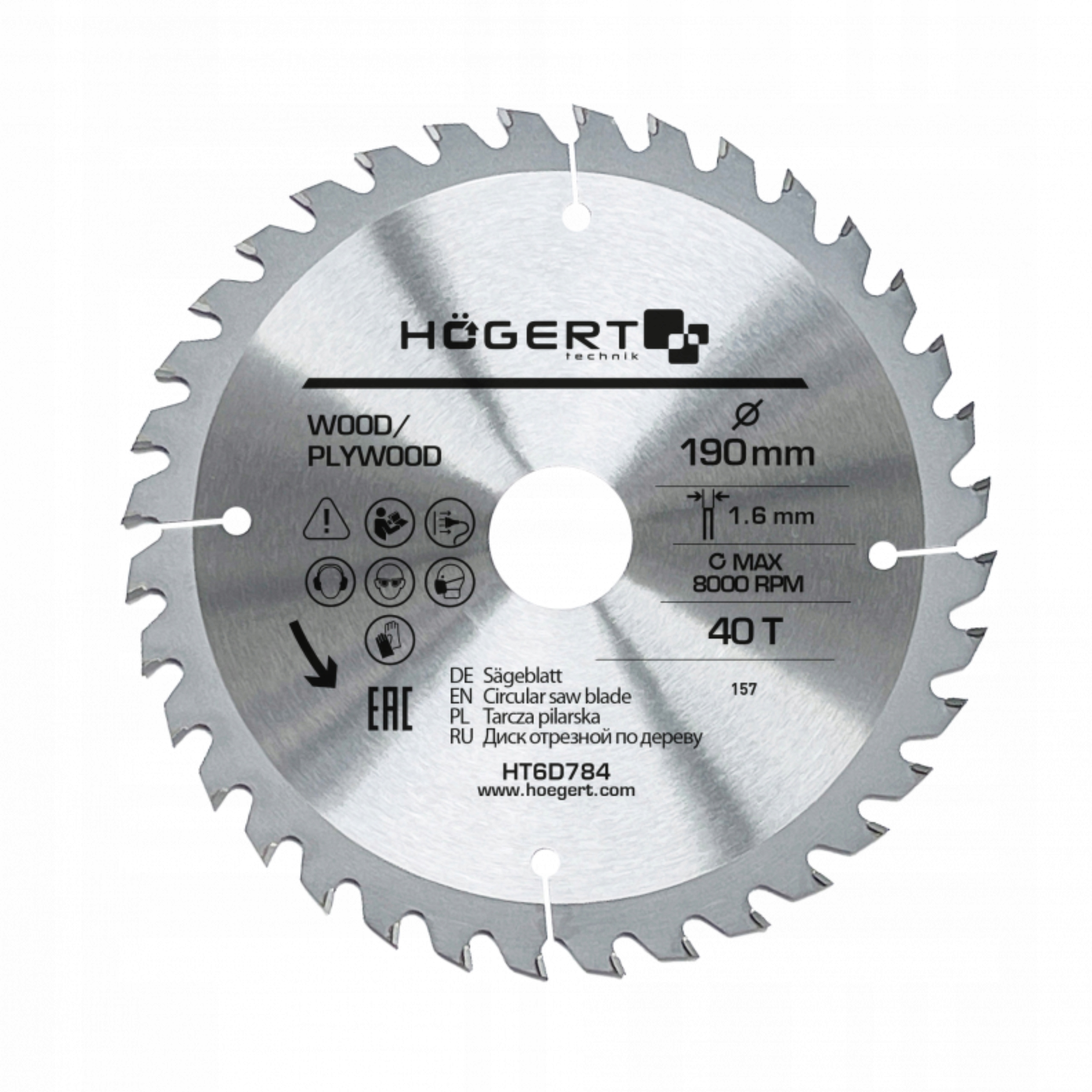 HOEGERT TARCZA PILARSKA 190x40Tx30 HT6D784