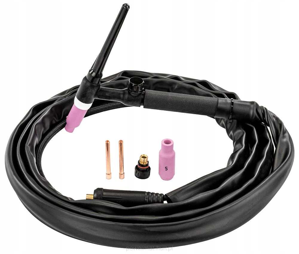 UCHWYT SPAWALNICZY PRZEWÓD TIG LIFT WP17V 16-25 3 M ZAWOREK ZAWÓR POWERMAT