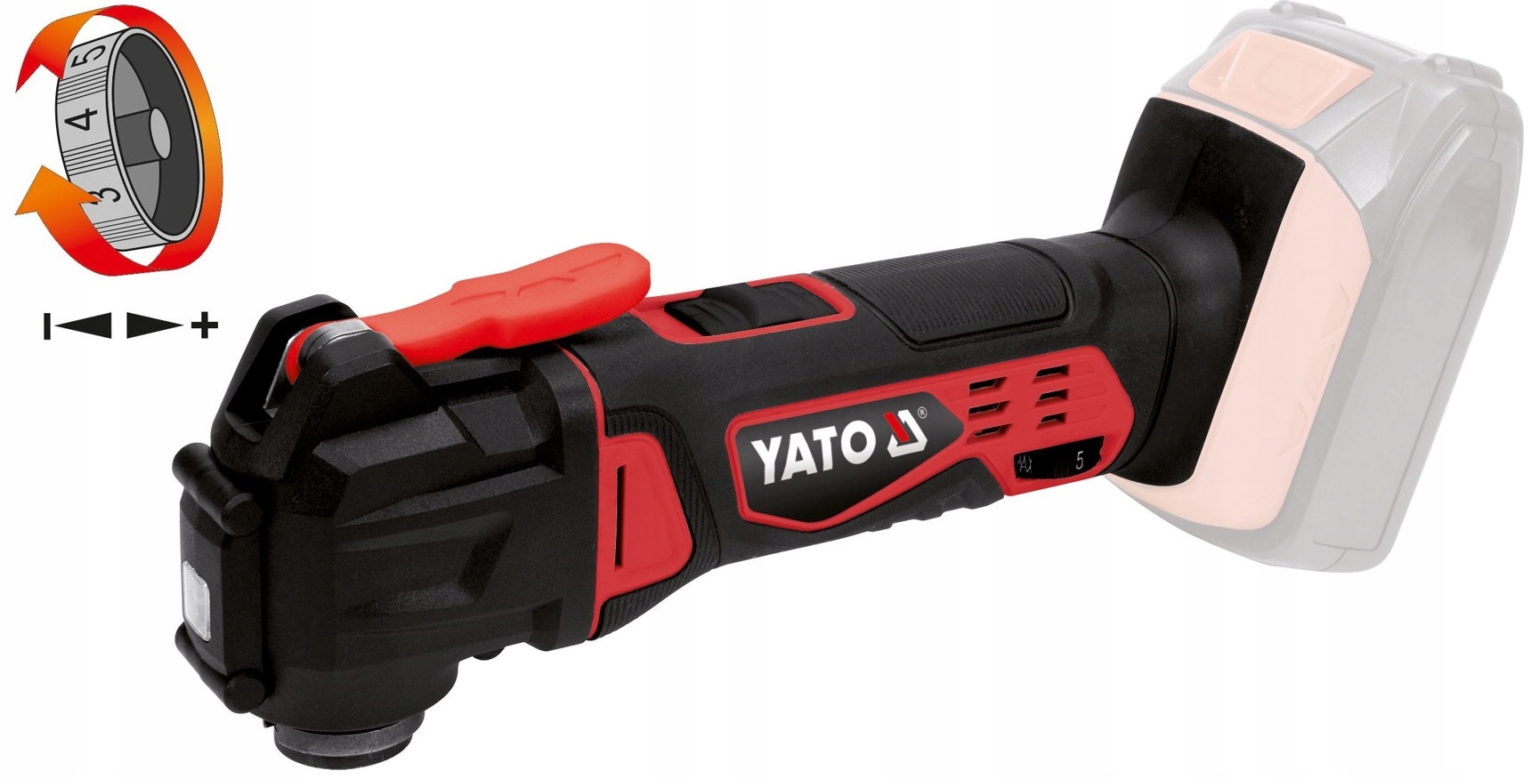 YATO SZFIRIERKA MULTINARZĘDZIE AKUMULATOROWE 18V OSCYLACYJNE WIELOFUNKCYJNE