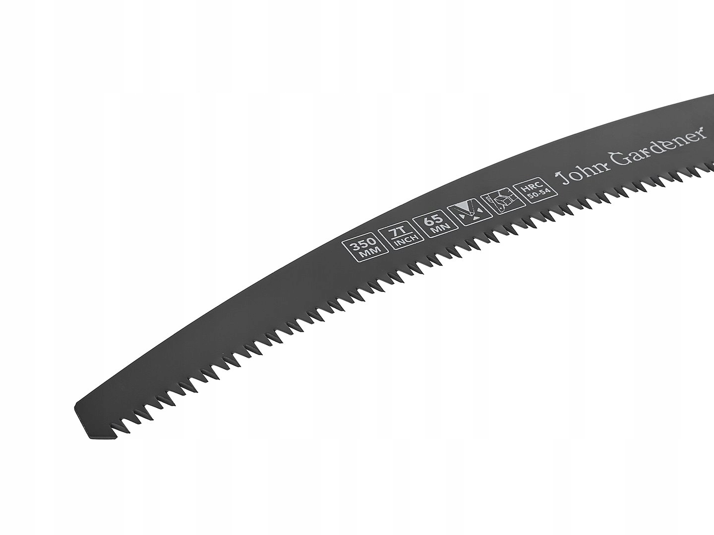 PIŁA RĘCZNA DO CIĘCIA DREWNA GAŁĘZI WYGIĘTA 35CM KABURA POWŁOKA PTFE 54HRC