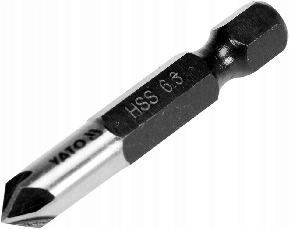 YATO POGŁĘBIACZ DO METALU HSS 6,3MM X 40MM HEX YT-44721