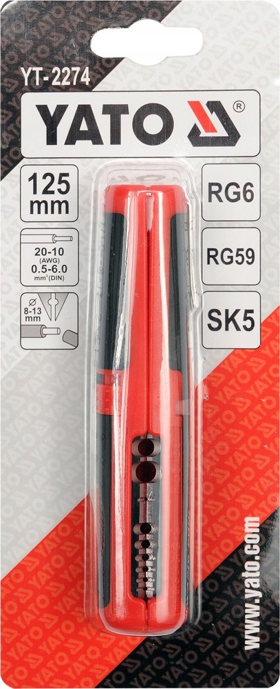 YATO ŚCIĄGACZ IZOLACJI 0,5-6 mm2 YT-2274 PRZEWODÓW