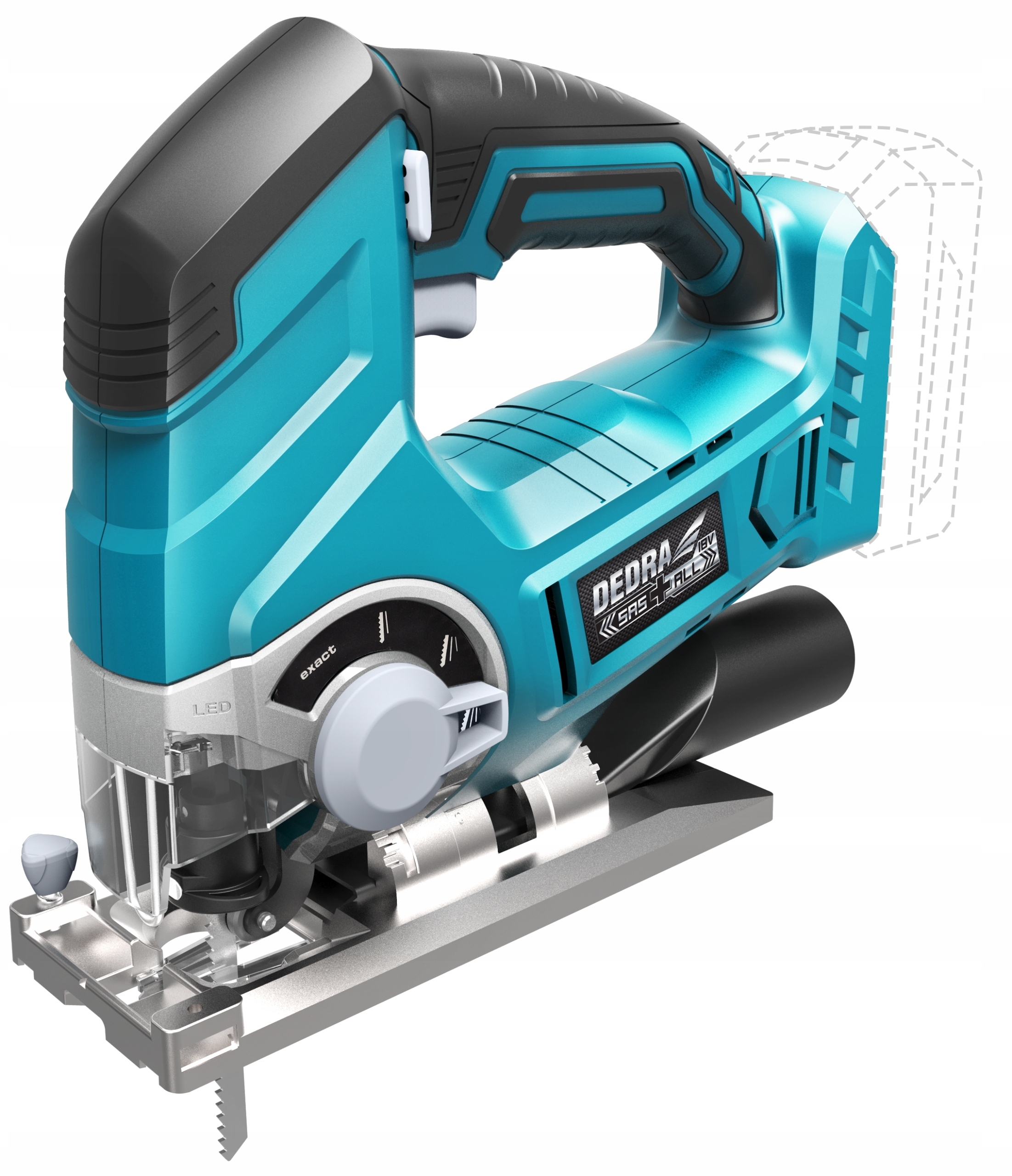 DEDRA WYRZYNARKA AKUMULATOROWA DO DREWNA METALU SAS+ALL 18V SOLO DED7060