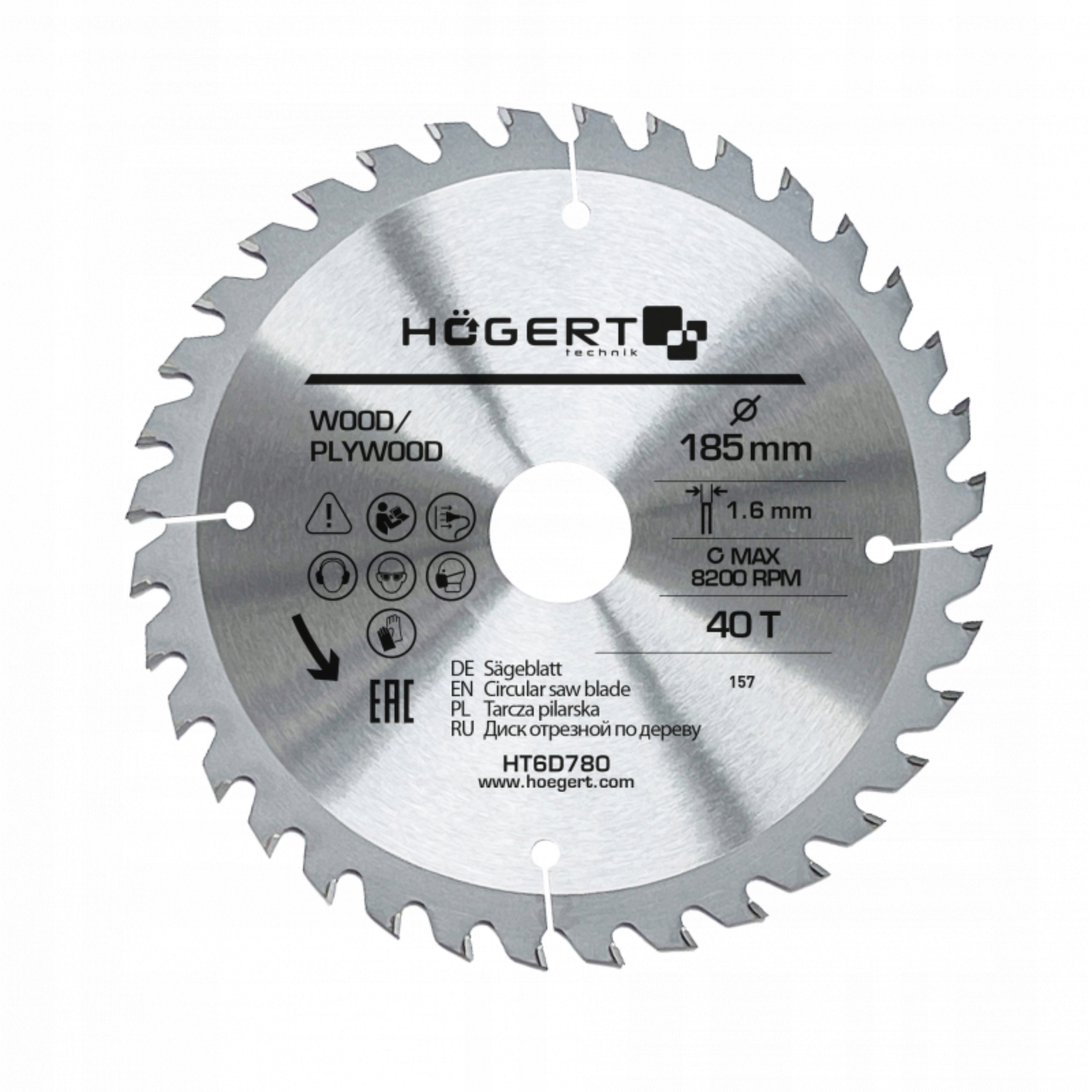HOEGERT TARCZA PILARSKA 185x40Tx30 HT6D780
