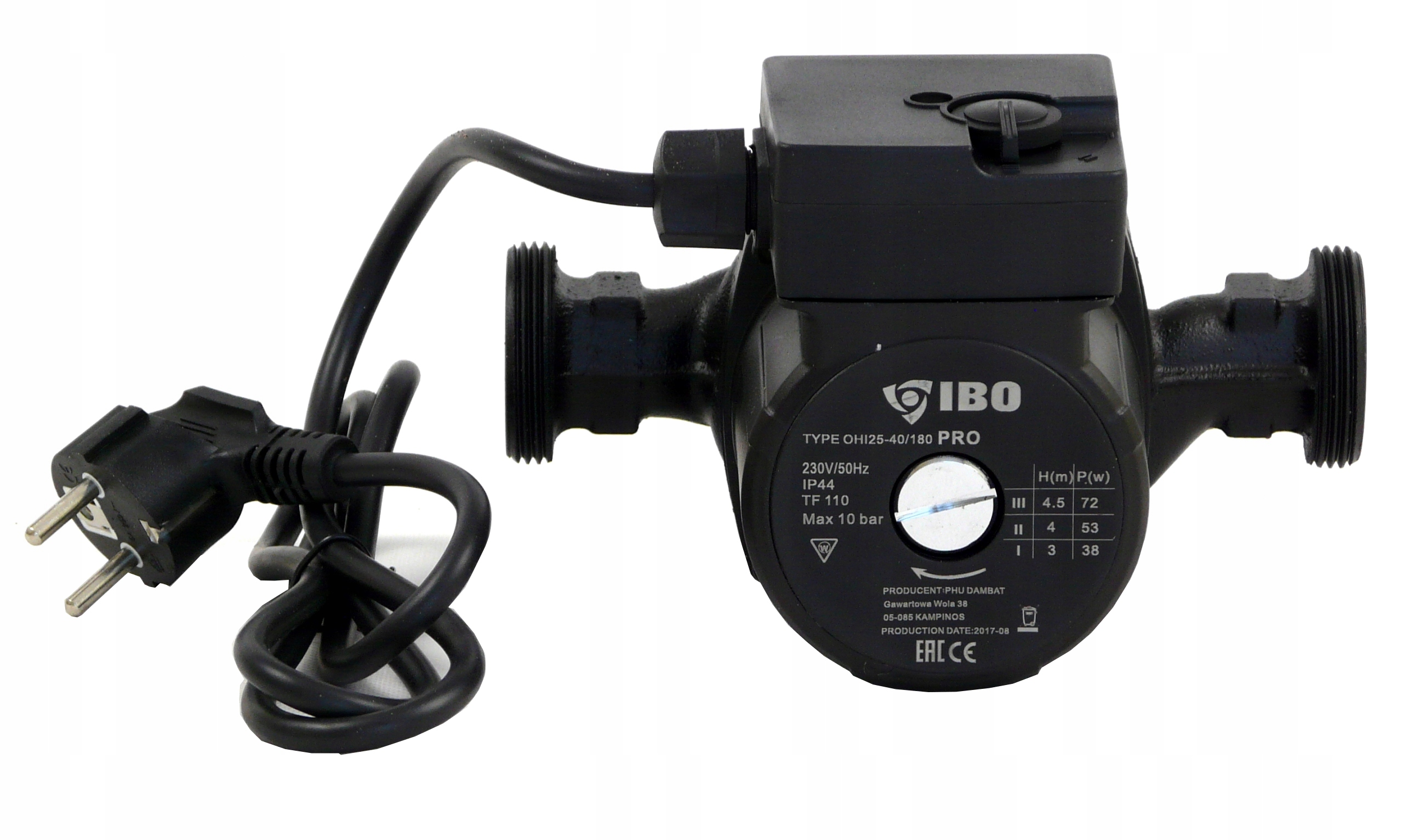 POMPA OBIEGOWA IBO OHI PRO 25-40/180 CYRKULACYJNA