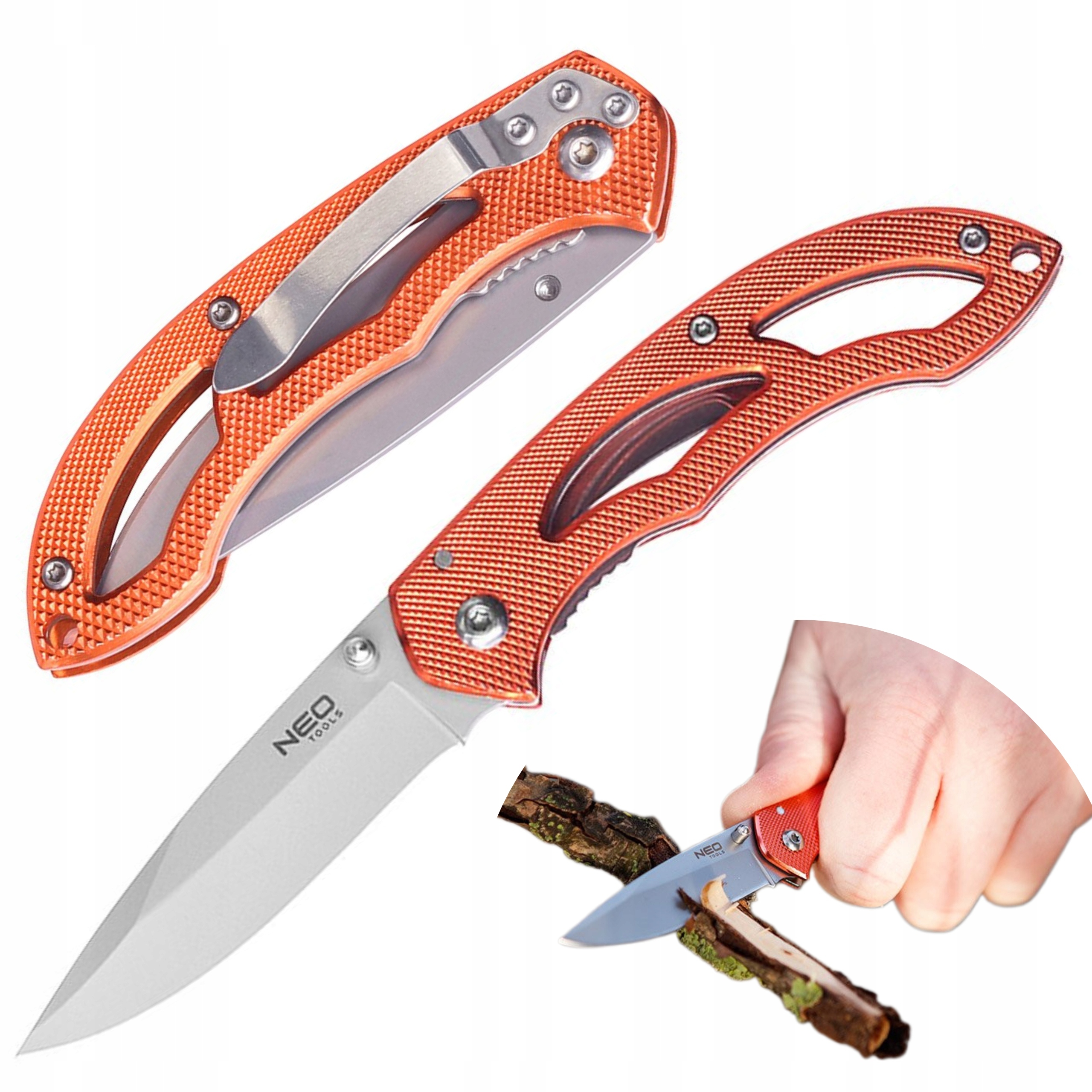 NEO NÓŻ SKŁADANY 16,5CM SURVIVAL TURYSTYCZNY 3Cr13 63-182-1