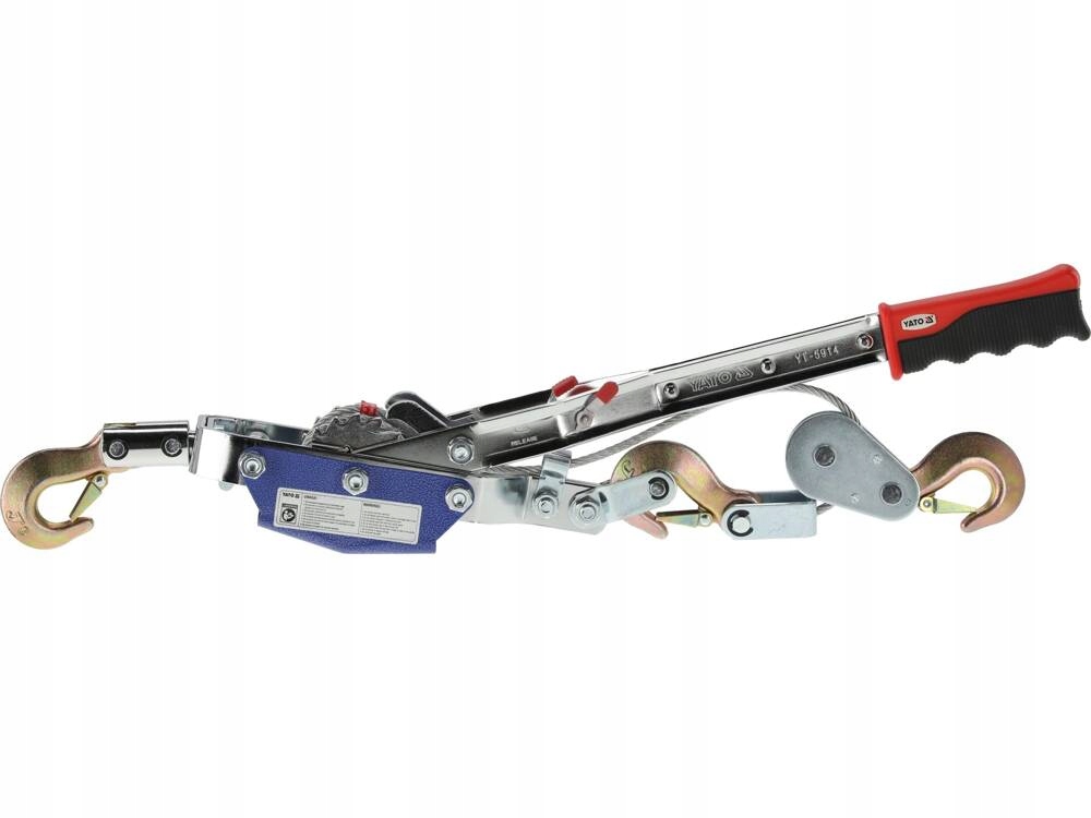 YATO WYCIĄGARKA LINOWA RĘCZNA 1500KG 1,5T 1500 daN 3 m 6 mm 15:1 YT-5914