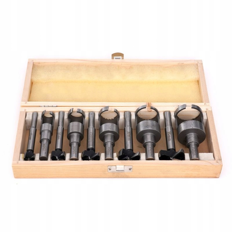 ZESTAW WIERTEŁ SĘKOWNIKÓW I FLEKOWNIKÓW 10 sztuk elementów KRAT&DELE