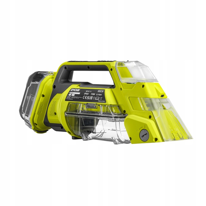 RYOBI RDC18-0 ODKURZACZ PIORĄCY AKUMULATOROWY 18V 480 l/min NA PŁYN 250ml