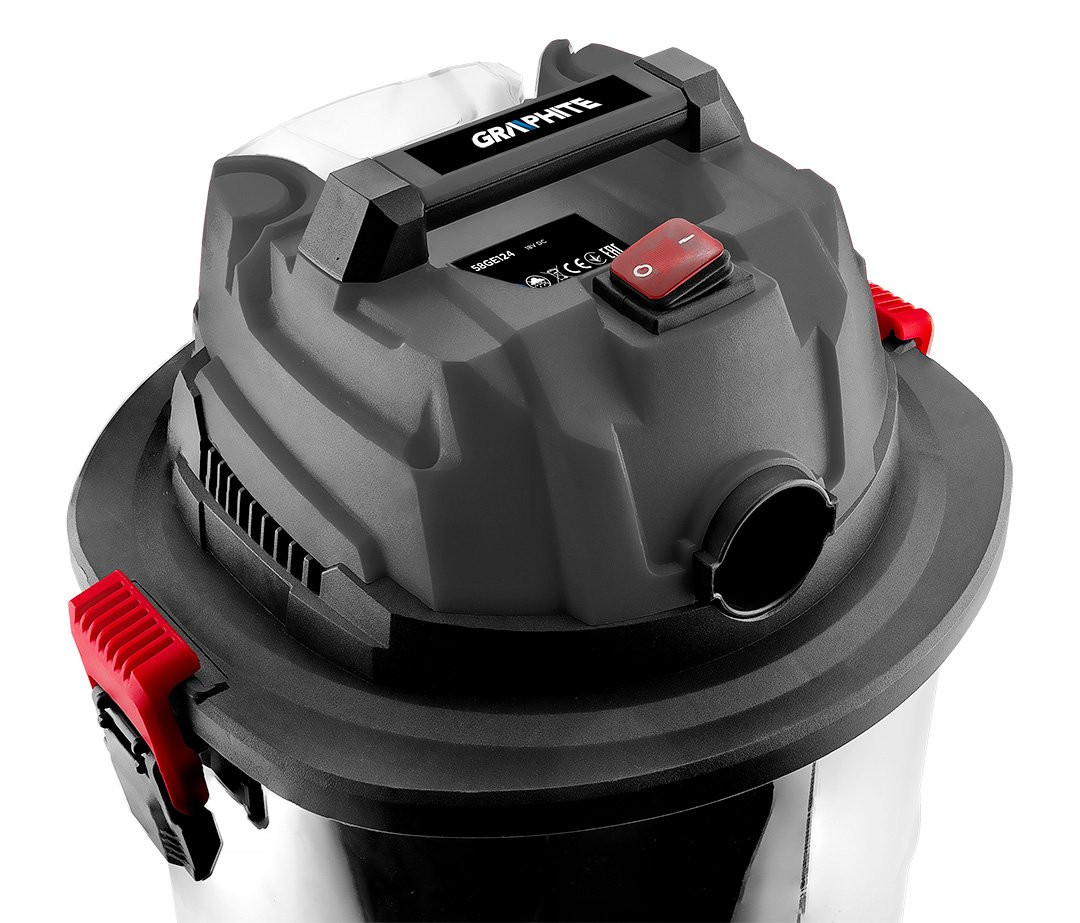 GRAPHITE ODKURZACZ WARSZTAT 18V MOKRO/SUCHO 20L