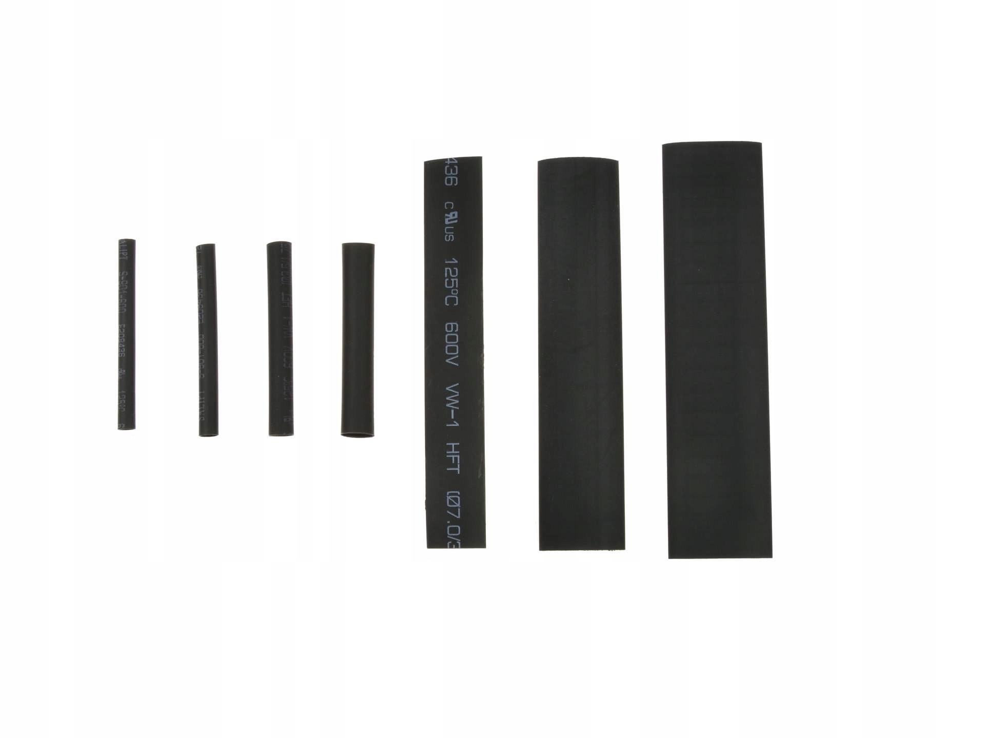 ZESTAW RUREK KOSZULEK TERMOKURCZLIWYCH 127 SZTUK MIX ROZMIARÓW