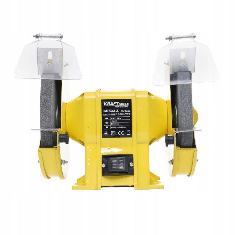 KRAFT&DELE SZLIFIERKA STOŁOWA TARCZOWA 2-KAMIENIOWA 200MM 1700W KD533-Z
