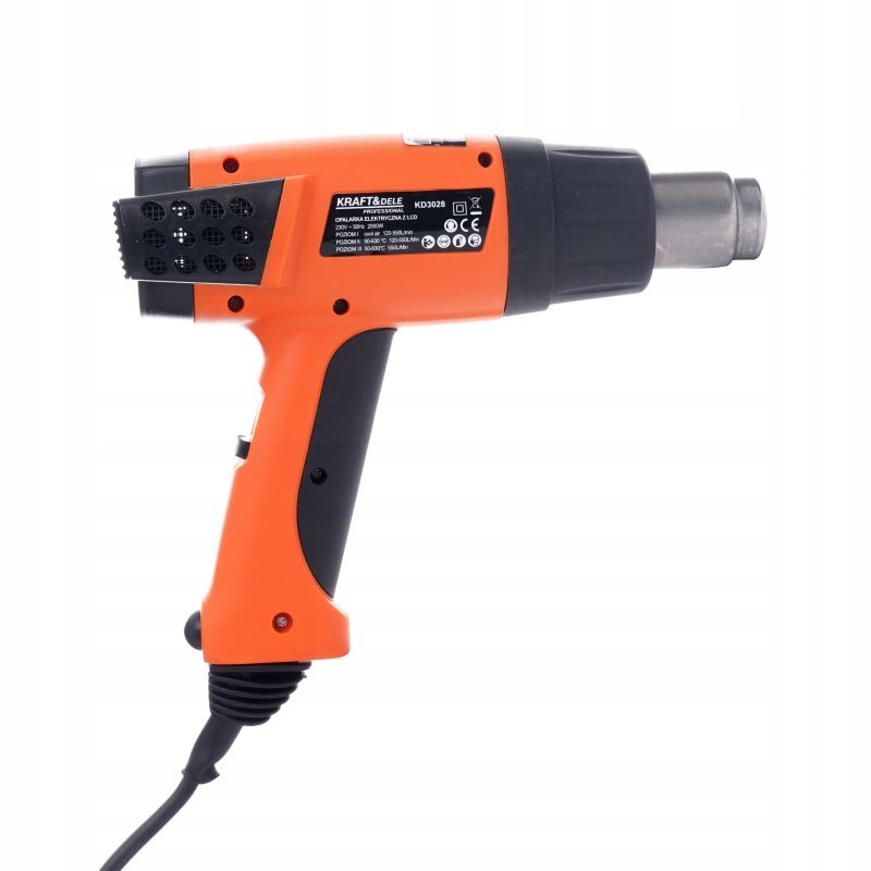 Opalarka elektryczna z wyświetlaczem LCD Kraft&Dele 2000 W 230 V 600 °C