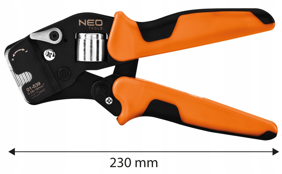 NEO SZCZYPCE DO KOŃCÓWEK TULEJ CRV 230MM 0.08-16