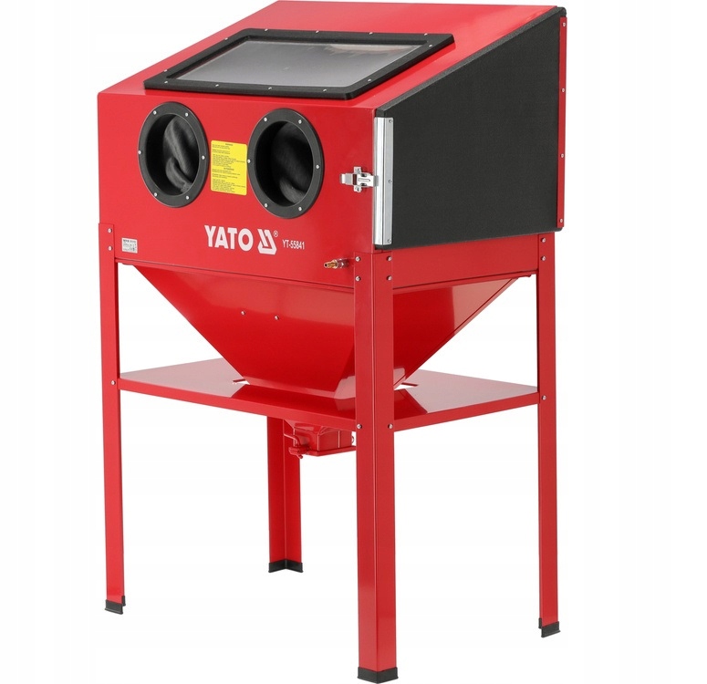 YATO PIASKARKA KABINOWA 220L STACJONARNA DO PIASKOWANIA ZESTAW + PISTOLET