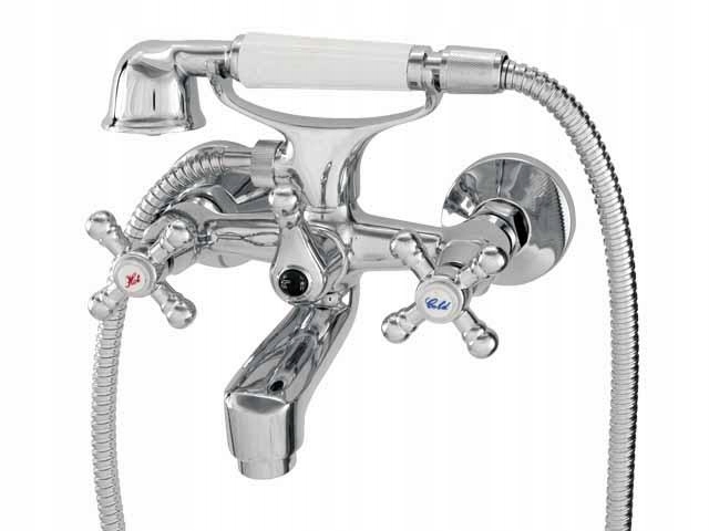BATERIA WANNOWA DIAMOND RETRO PRZYSZNICOWA CHROM