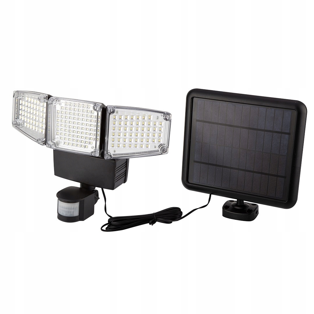 NEO NAŚWIETLACZ LED LAMPA SOLARNA CZUJNIK 3 x 10W