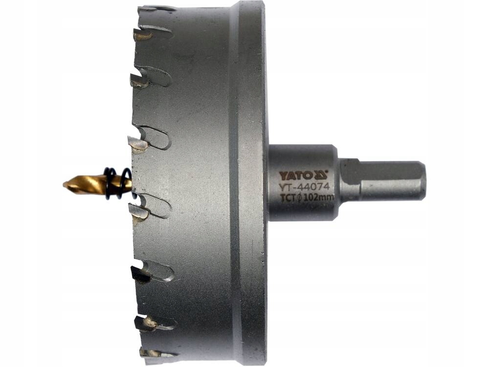 OTWORNICA DO METALU 102 MM Z WĘGLIKIEM SPIEKANYM YG10X KORONKA TCT YATO