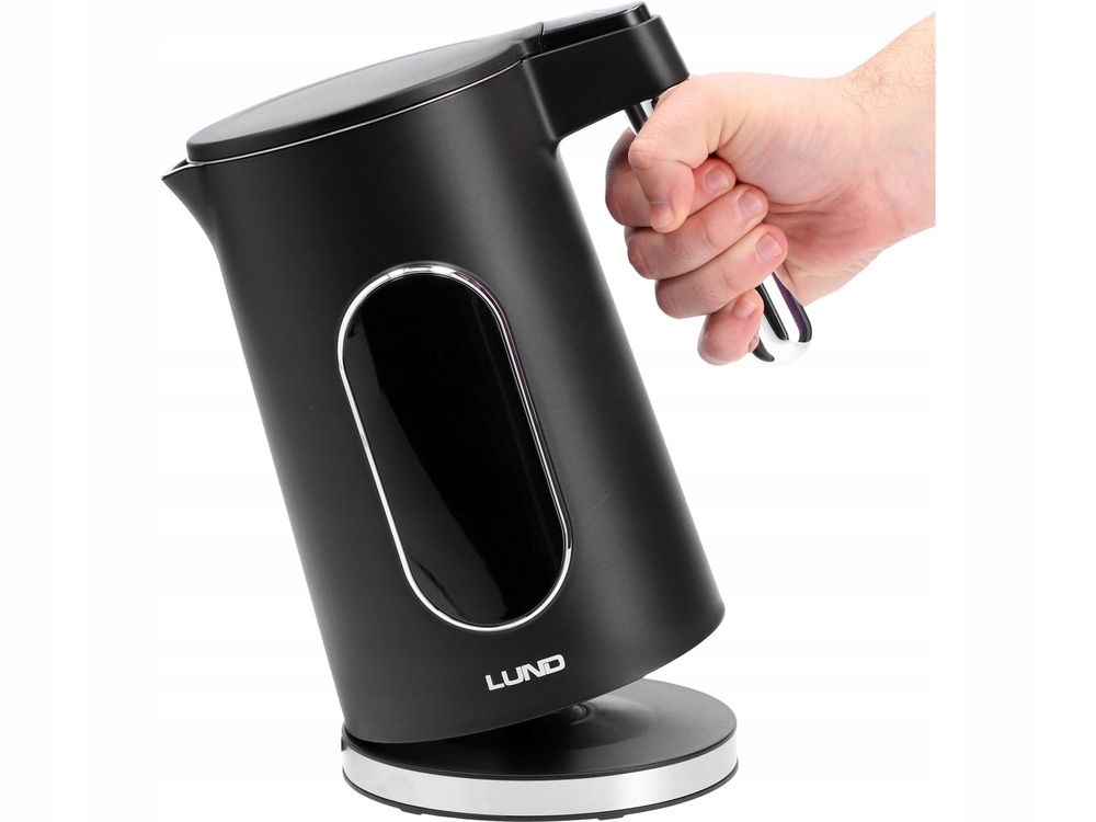 LUND CZAJNIK ELEKTRYCZNY 1,7L, REGULACJA TEMPERATURY, CZARNY 68228