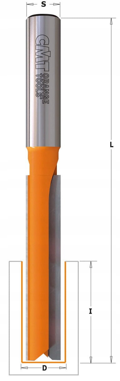 CMT FREZ TRZPIENIOWY PALCOWY PROSTY 12MM DO DREWNA I PŁYT HM 912.623.11