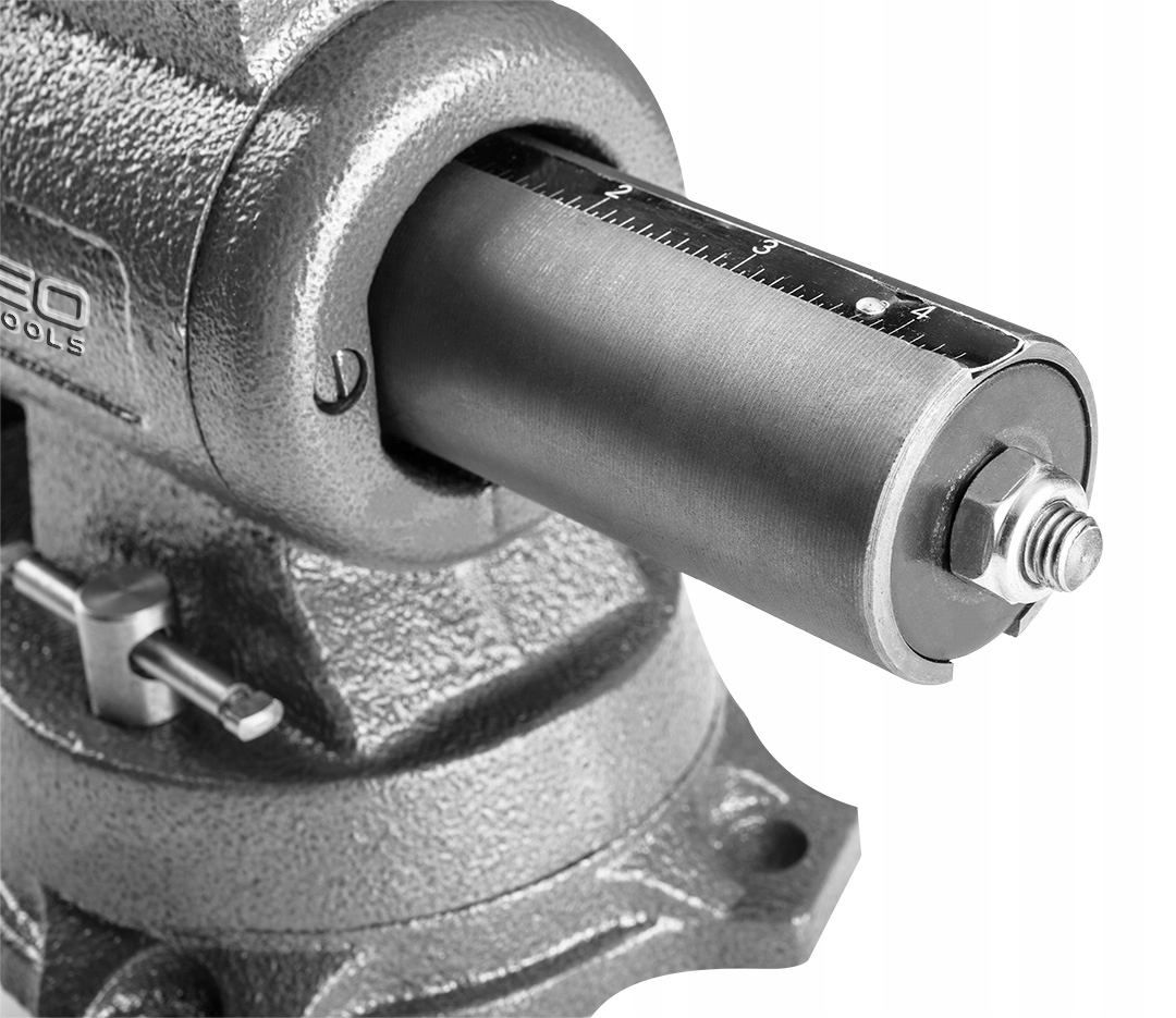 NEO IMADŁO ŚLUSARSKIE OBROTOWE ŻELIWNE 100MM 360ST DWIE OSIE KOWADŁO 35-030