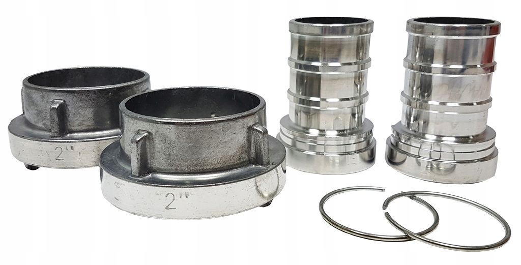 SZYBKOZŁĄCZE DO WĘŻA 2" POLEROWANE DŁUGIE 2 SZTUKI M853151