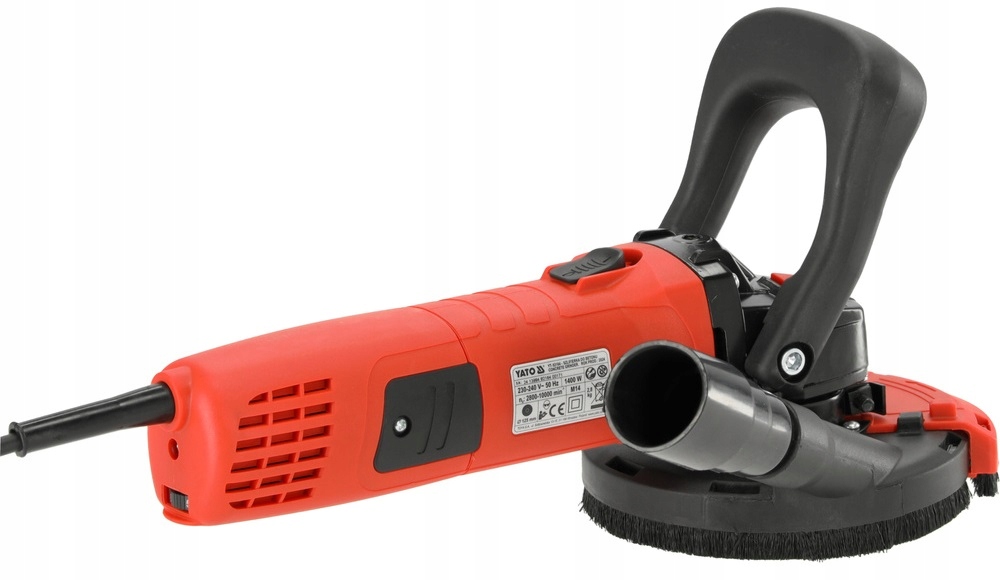 YATO SZLIFIERKA DO BETONU TYNKÓW 125MM M14 FREZARKA 1400W 10000RPM YT-82164