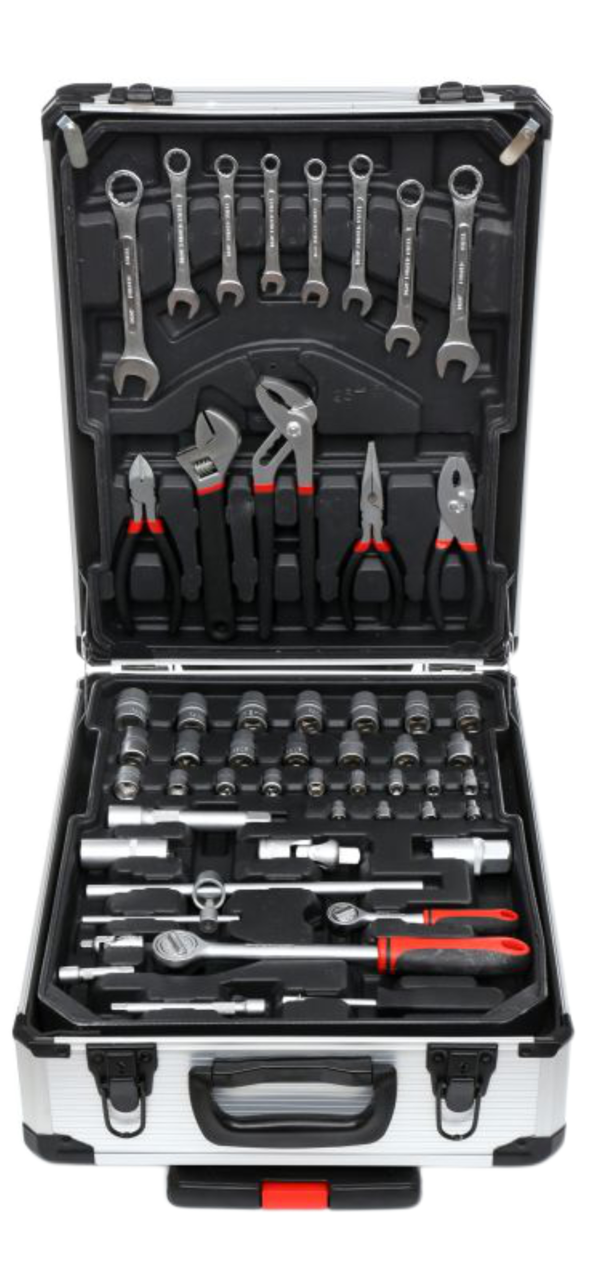 KRAFT&DELE KLUCZE ZESTAW 188 ELEMENTÓW ALUMINIOWA WALIZKA KD314