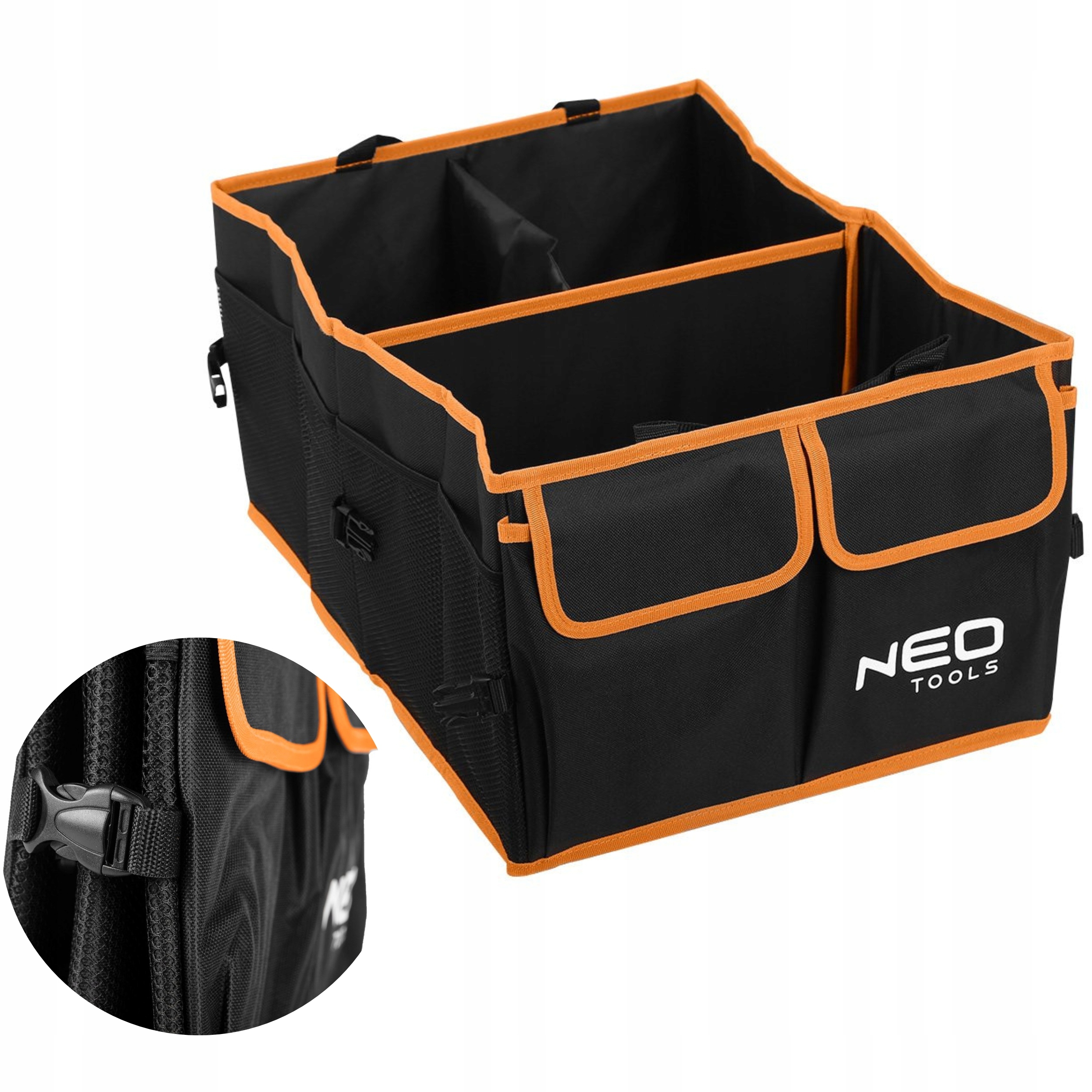 NEO ORGANIZER SAMOCHODOWY DO BAGAŻNIKA 600D 500x345x250mm TORBA KUFER 10651