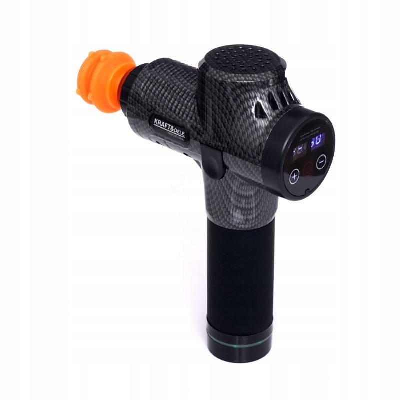 PISTOLET DO MASAŻU MASAŻER MOCNY DO PLECÓW CIAŁA 125W WIBRACYJNY 8 GŁOWIC