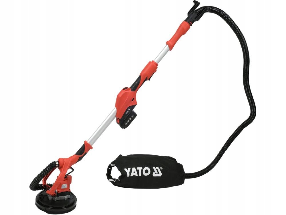 YATO 18V SZLIFIERKA DO GIPSU Z WBUDOWANYM ODKURZACZEM 4AH YT-82360