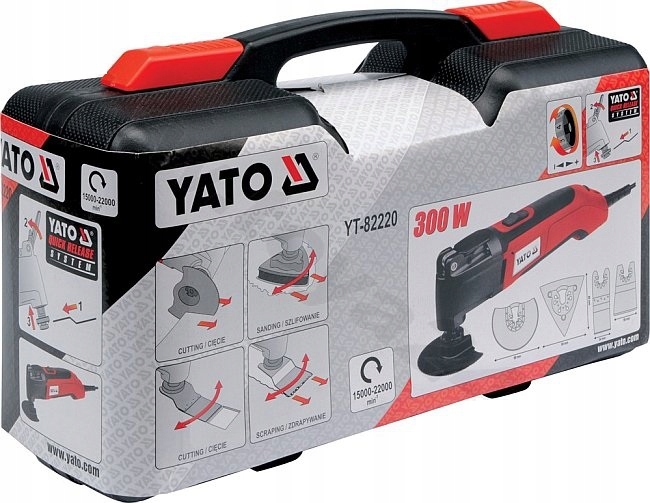 YATO WIELOFUN. NARZĘDZIE OSCYLACYJNE SZLIFIERKA OSCYLACYJNA RENOWATOR 300W