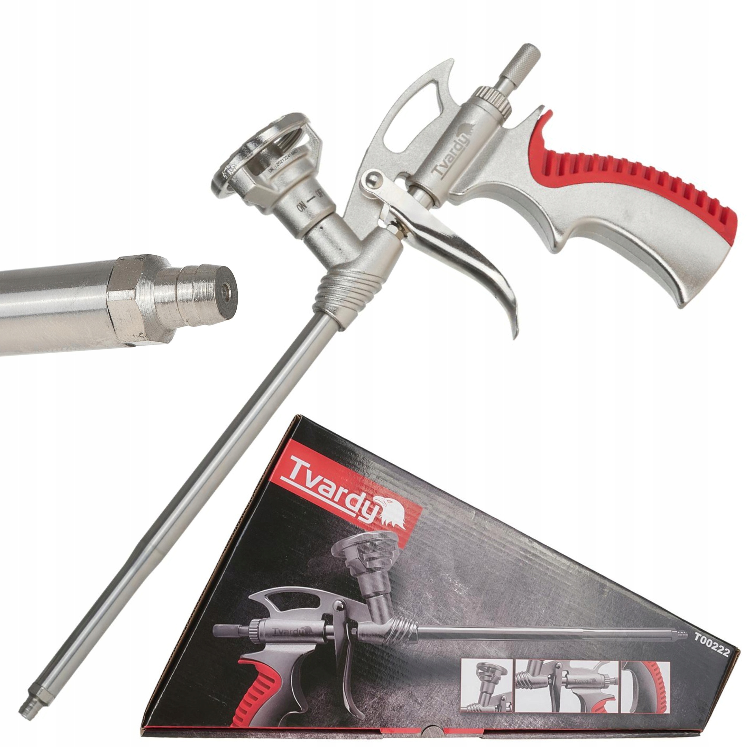 TVARDY PISTOLET DO PIANY PIANKI MONTAŻOWEJ SAMOCZYSZCZĄCY NO-CLEAN T00222