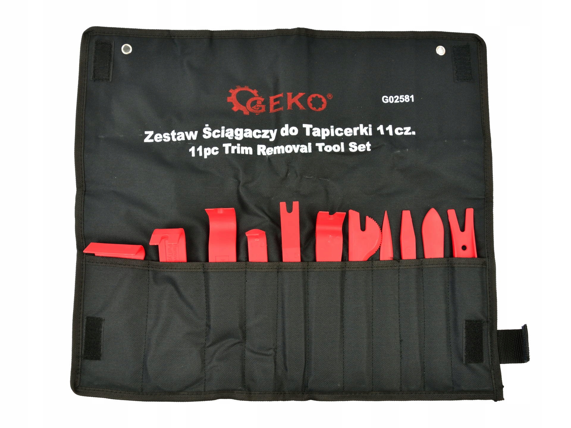 ŚCIĄGACZE DO TAPICERKI GEKO ZESTAW 11SZT. NYLONOWE G02581