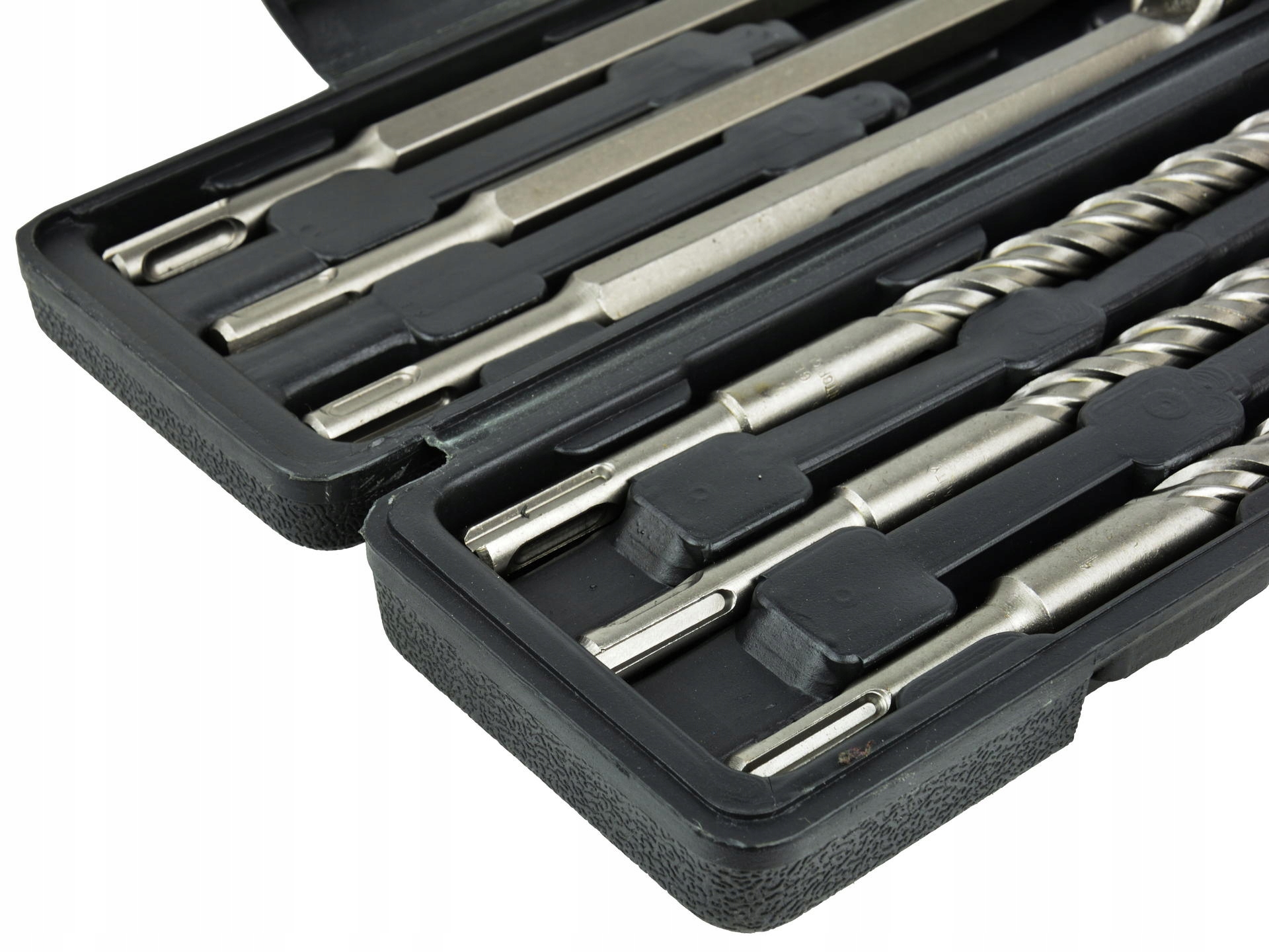 GEKO KOMPLET WIERTŁA S4 I DŁUTA DO BETONU SDS PLUS ZESTAW 12EL G40039