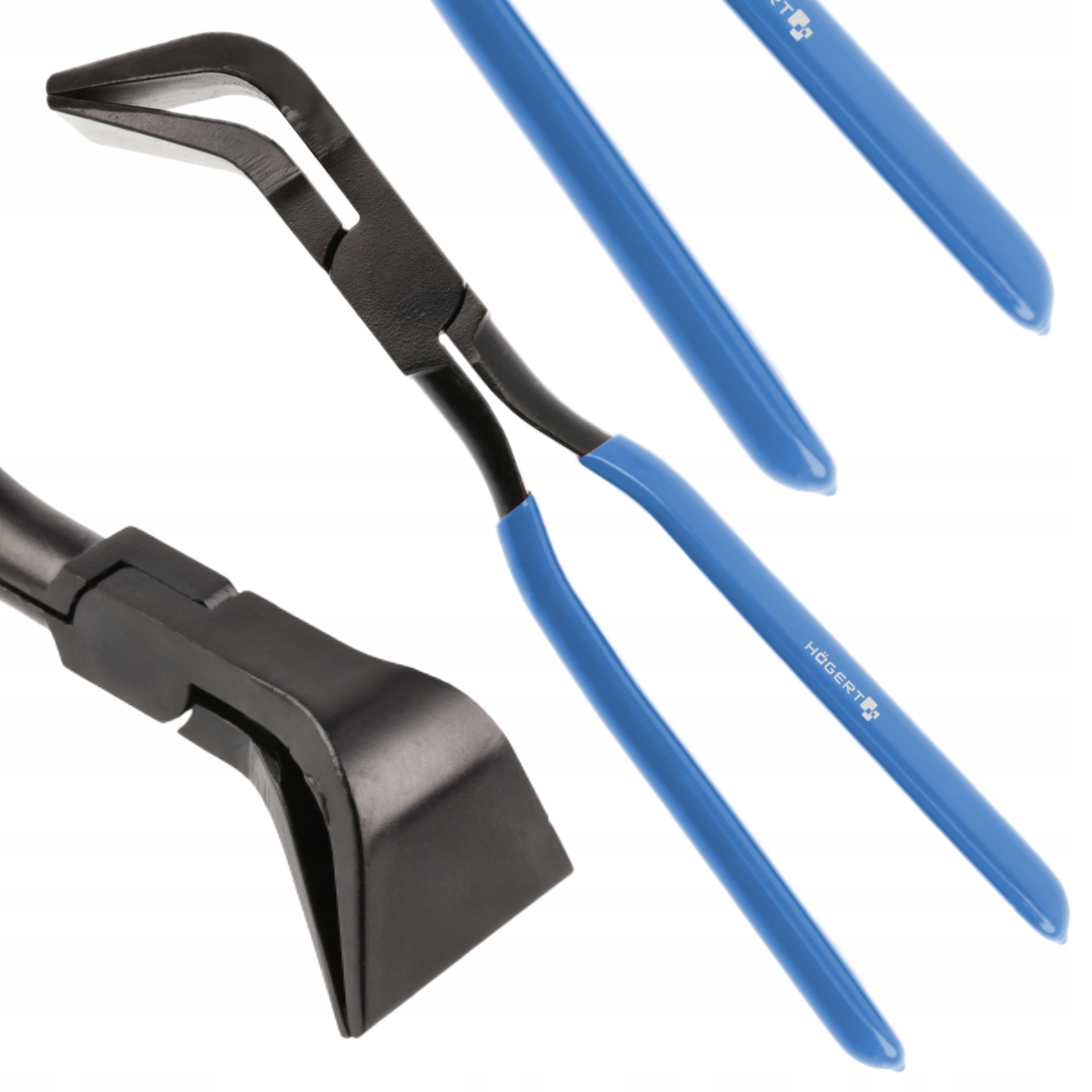 HOEGERT DEKARSKIE SZCZYPCE KLESZCZE GIĘCIA BLACH 280MM ODGIĘTE 45° HT3B512