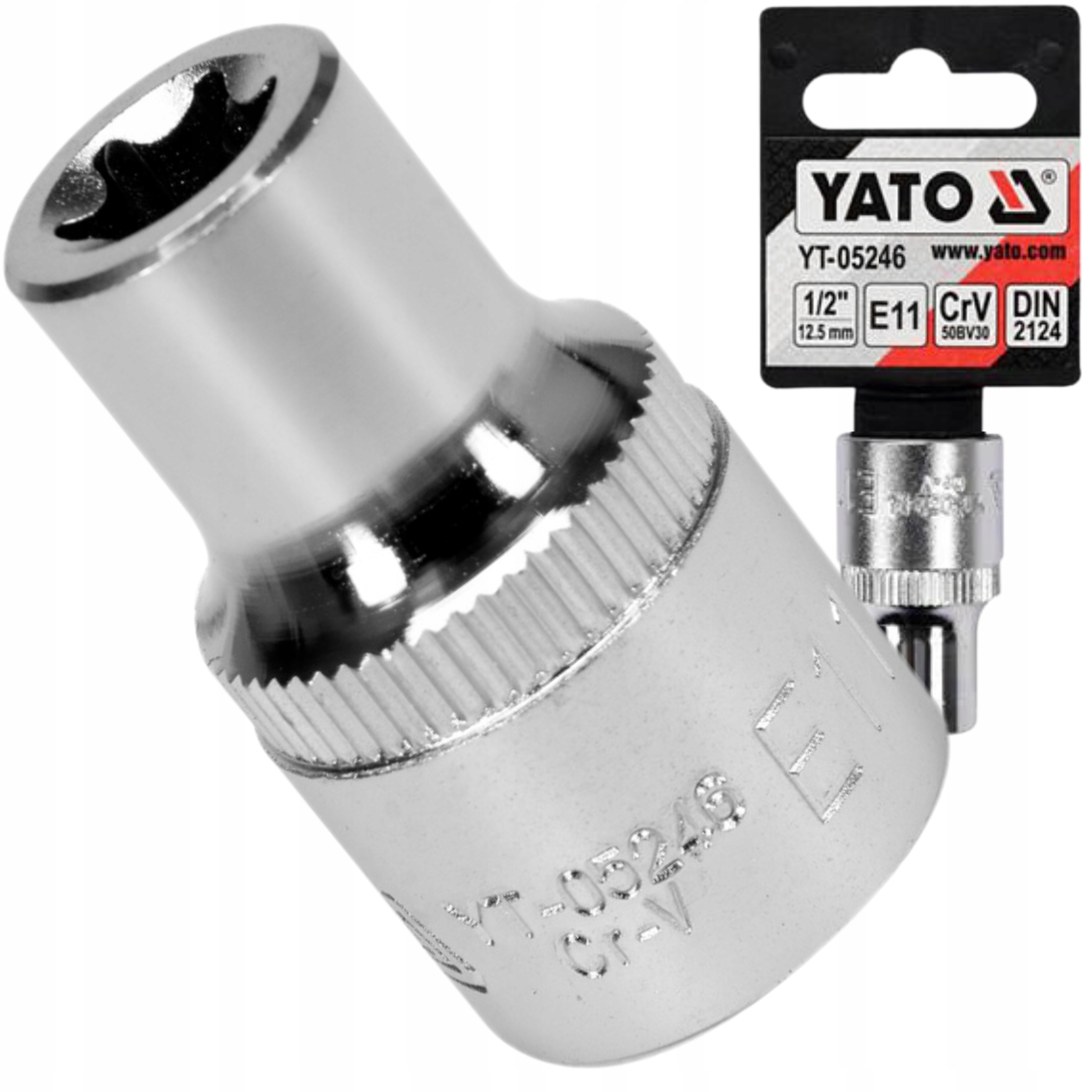 YATO NASADKA TORX 1/2" E11 KLUCZ NASADOWY SZEŚCIOKĄTNA YT-05246
