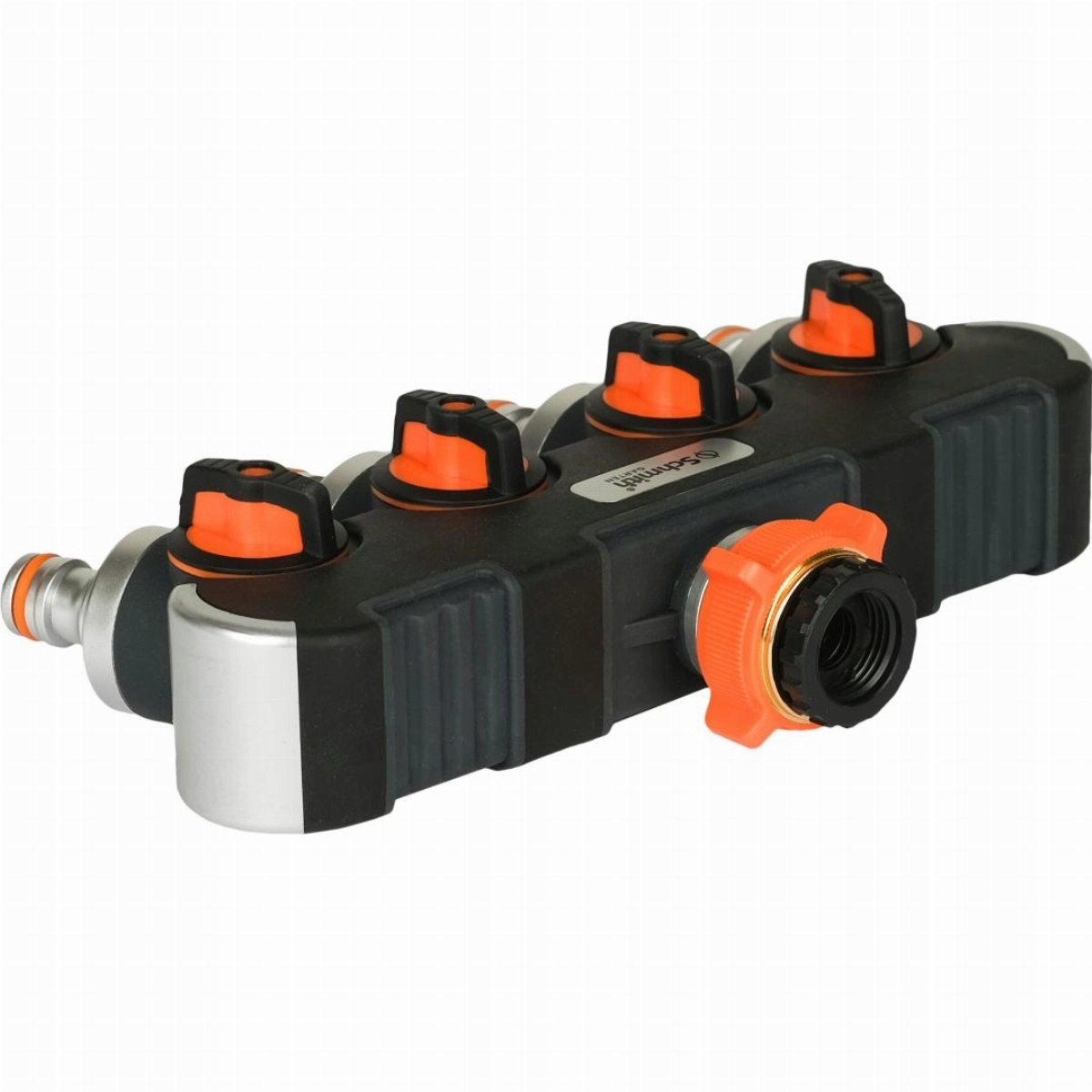 SCHMITH POCZWÓRNY ROZDZIELACZ WĘŻA Z ZAWORKAMI KRAN 3/4" 1/2" SCH14W02212