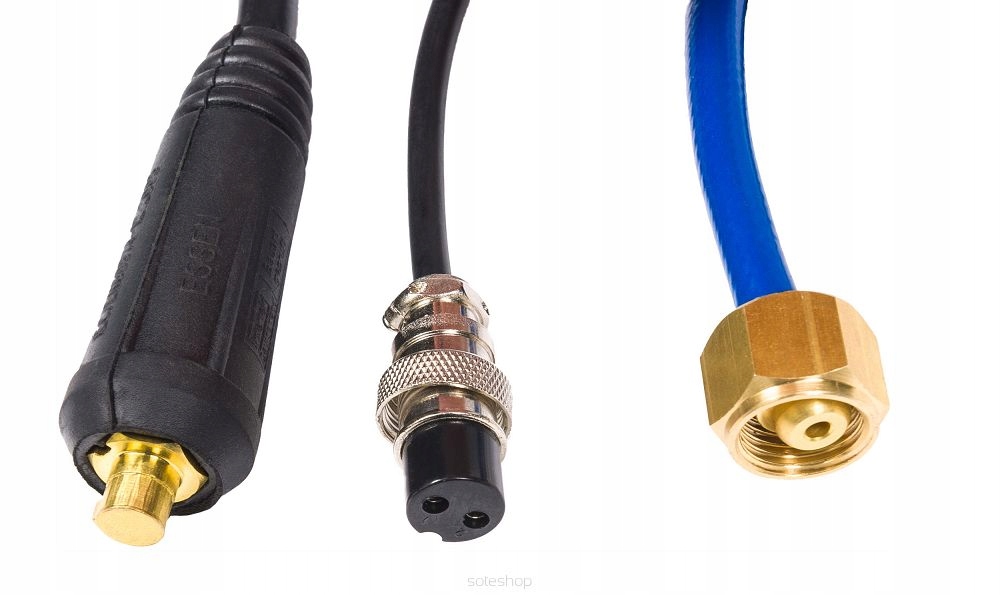 POWERMAT PRZEWÓD SPAWALNICZY 4M UCHWYT TIG LIFT KONEKTOR 35/50 TIG-17V-35