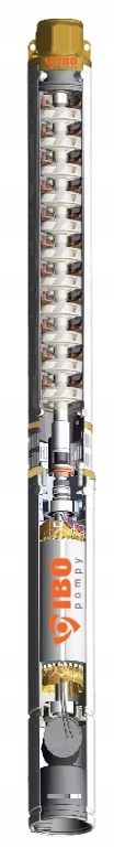 IBO POMPA GŁĘBINOWA 3,5'' SDM 3/11 0,8kW 105L/min ANTYPIASKOWA + KABEL 20M