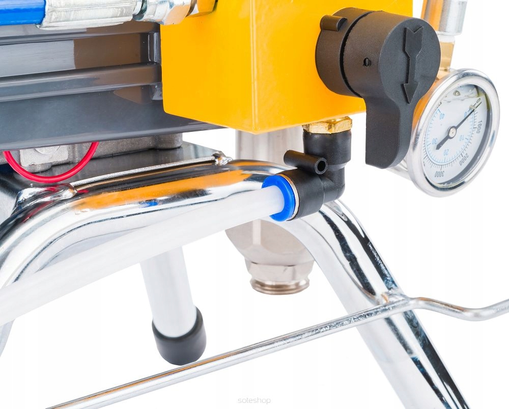 AGREGAT MALARSKI HYDRODYNAMICZNY 1300W WĄŻ 15M 4X DYSZA 230 BAR 3 L/MIN