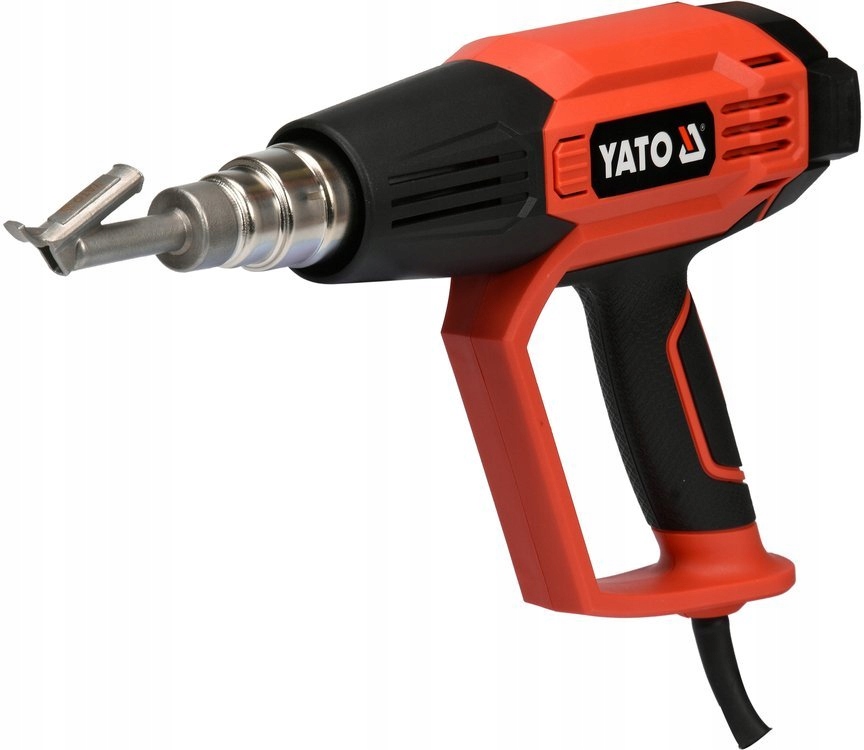 YATO OPALARKA ELEKTRYCZNA ZGRZEWARKA 1600W LCD 650°C 2 BIEGI +5 DYSZ PAMIĘĆ